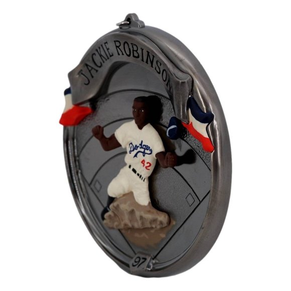 Hallmark Keepsake Ornament Jackie Robinson Baseball Heroes Collector Series - Picture 6 of 9